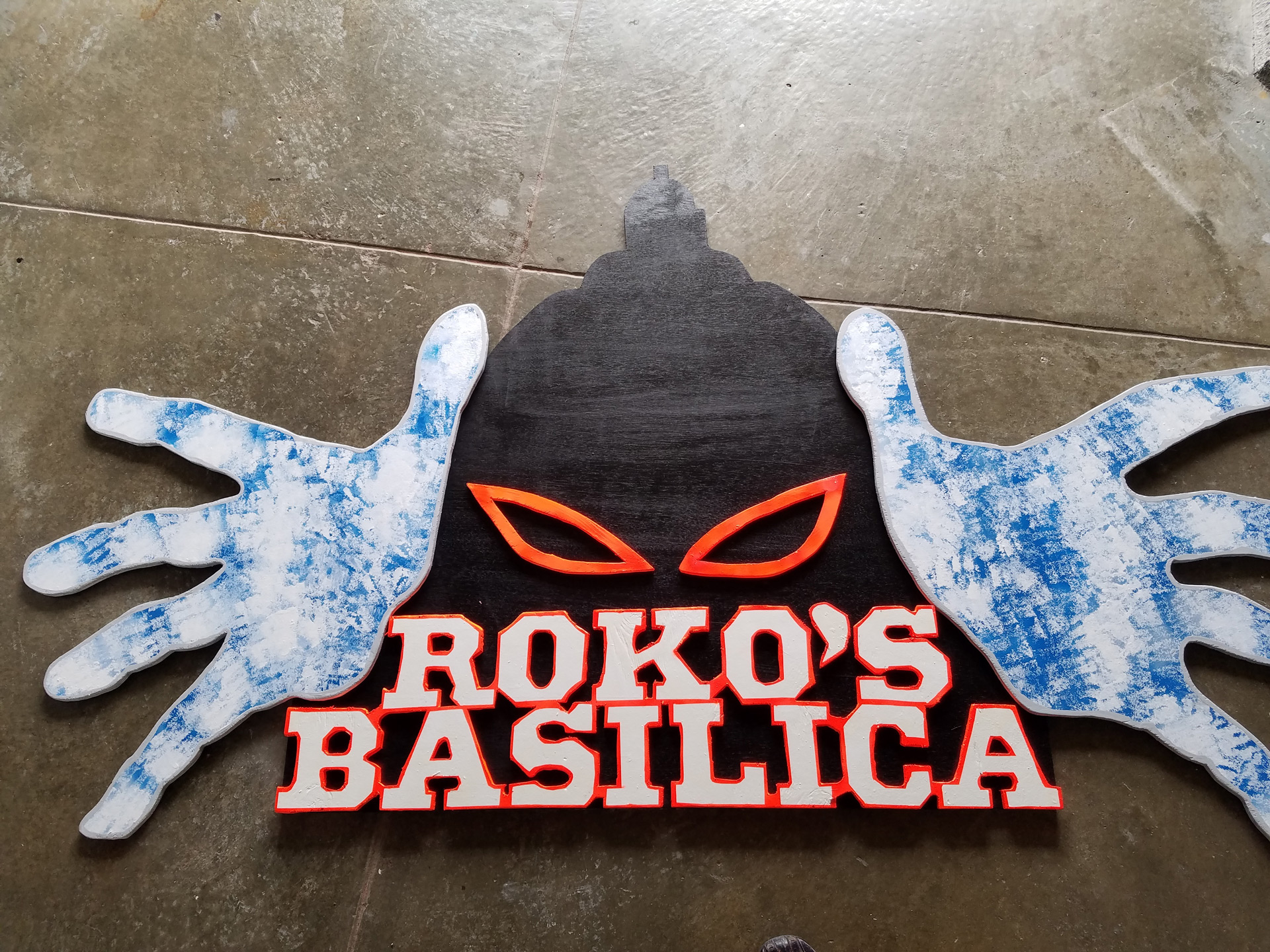 Roko's Basilica Sign